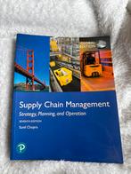 Studieboek Supply Chain Management - Chopra, Boeken, Ophalen of Verzenden, Beta, Zo goed als nieuw, WO