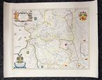 Mooie print van een oude kaart van overijsel, Ophalen of Verzenden, Zo goed als nieuw, Nederland, Landkaart