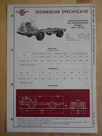 DAF 1300 DA Technische Specificatie folder 1959 1300DA, Ophalen, Zo goed als nieuw, Overige merken, DAF