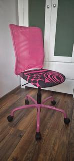 Roze meiden Bureaustoel - Gratis, Huis en Inrichting, Bureaustoelen, Ophalen, Gebruikt, Roze, Bureaustoel