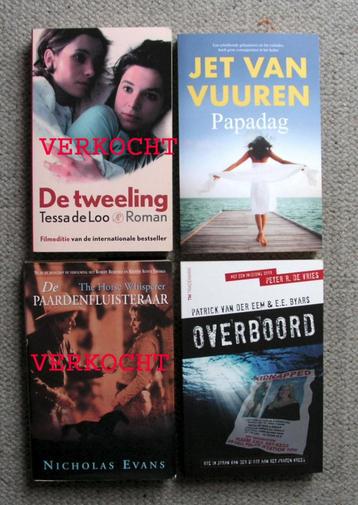 Diverse Nederlandstalige boeken Romans €3,50 per stuk ZGAN beschikbaar voor biedingen