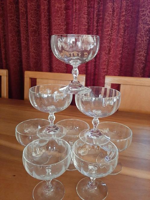 Mooie glazen ijscoupes, Antiek en Kunst, Antiek | Glas en Kristal, Ophalen of Verzenden