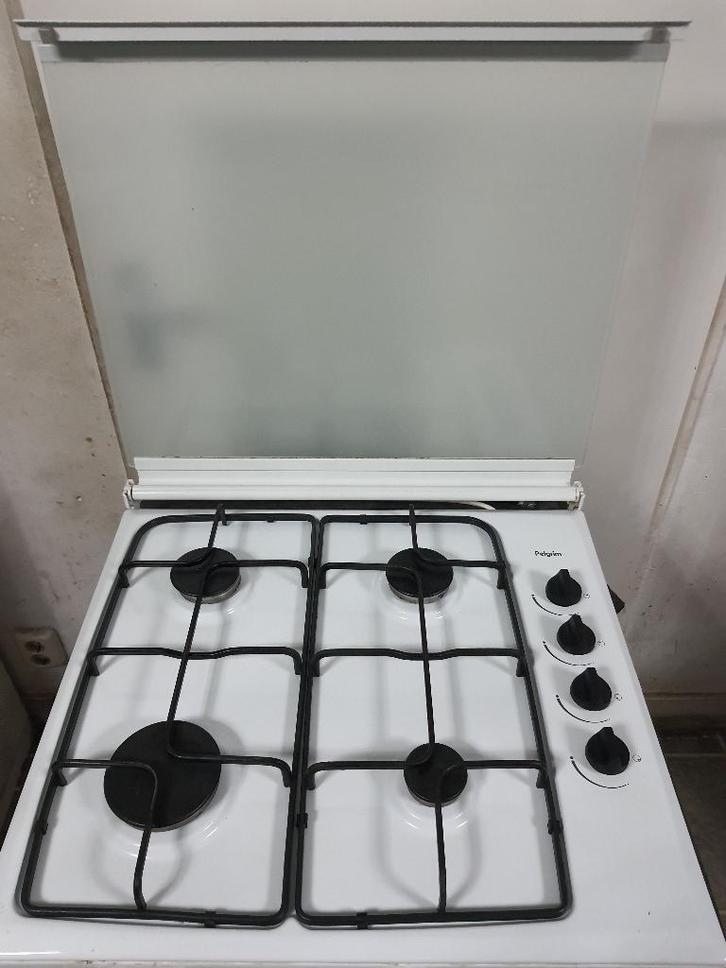 Vrijstaand Pelgrim gaskookplaat 4 pits+onsteking werkt super, Witgoed en Apparatuur, Kookplaten, Zo goed als nieuw, Vrijstaand