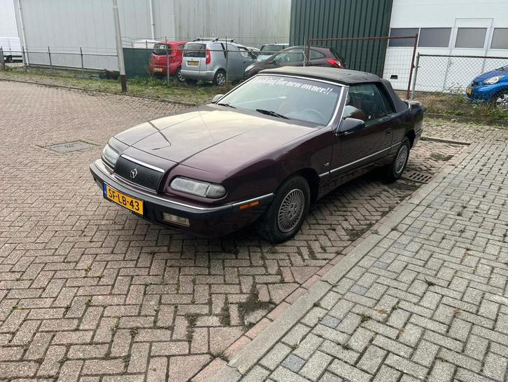 Chrysler LeBaron 3.0i V6 LX Convertible, Auto's, Chrysler, Bedrijf, Te koop, Le Baron, Airconditioning, Elektrische ramen, Lederen bekleding