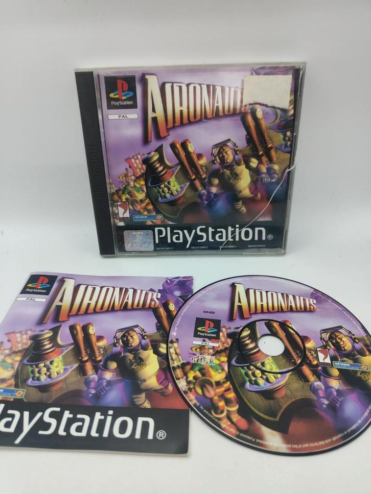 Aironauts - PS1, Spelcomputers en Games, Games | Sony PlayStation 1, Gebruikt, Platform, 1 speler, Vanaf 7 jaar, Eén computer