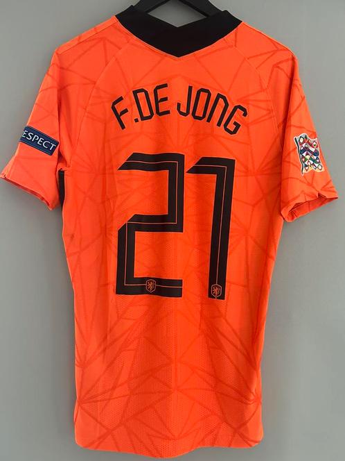 Shirt Nederlands Elftal Frenkie de Jong match issued, Verzamelen, Sportartikelen en Voetbal, Nieuw, Shirt, Ophalen of Verzenden
