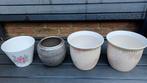 Bloempotten, Tuin en Terras, Bloempotten, Rond, Ophalen of Verzenden, Aardewerk, Minder dan 40 cm