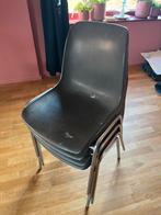 Praktische stoelen voor klussen, Huis en Inrichting, Stoelen, Kunststof, Gebruikt, Zwart, Ophalen of Verzenden