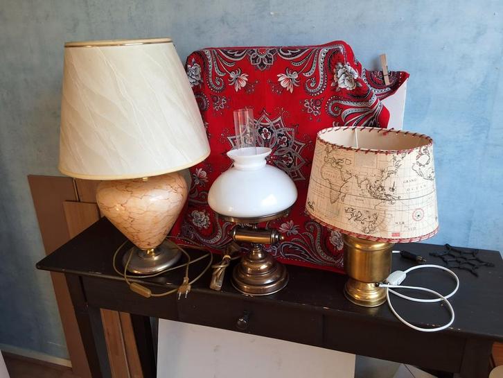 SCHITTERENDE   SCHEMERLAMPEN  T.E.A.B., Antiek en Kunst, Antiek | Emaille, Ophalen of Verzenden