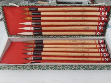 Chinese penselenset voor kalligrafie beschikbaar voor biedingen