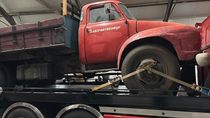 Bedford j6, Auto's, Vrachtwagens, Particulier, Stoelventilatie, Overige merken, Diesel, Euro 1, Handgeschakeld, Rood, Overige kleuren