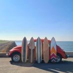Decoratieve houten surfplank - surfboard deco 160cm - OP=OP, Huis en Inrichting, Woonaccessoires | Wanddecoraties, Ophalen of Verzenden