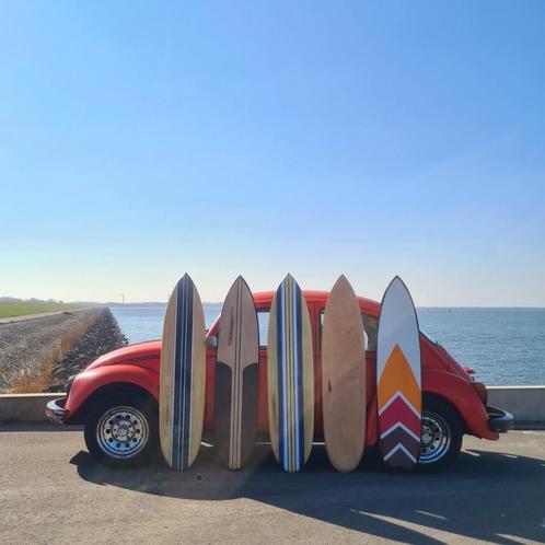 Decoratieve houten surfplank - surfboard deco 160cm - OP=OP, Huis en Inrichting, Woonaccessoires | Wanddecoraties, Nieuw, Ophalen of Verzenden