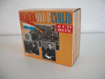 6x Nederland Bevrijd - CD's Liedjes uit de oorlogsjaren zgan