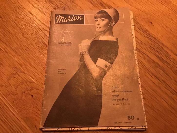 Marion patronen blad van september 1966., Hobby en Vrije tijd, Kledingpatronen, Vrouw, Overige merken, Ophalen of Verzenden