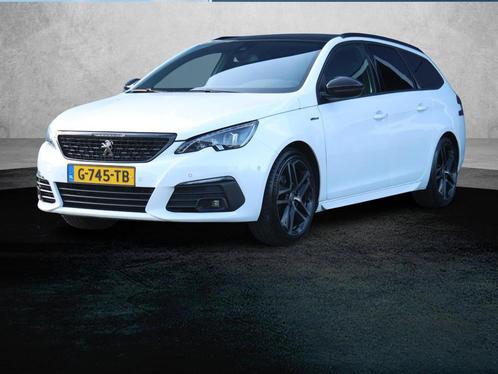 Peugeot 308 SW 1.2 PureTech GT-line Black Pack | Leder/Stof, Auto's, Peugeot, Bedrijf, Te koop, ABS, Achteruitrijcamera, Airbags
