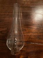 Antieke Glazen Lampglas Olielamp H20 x Ø7 cm. Inc lont., Antiek en Kunst, Antiek | Lampen, Ophalen of Verzenden