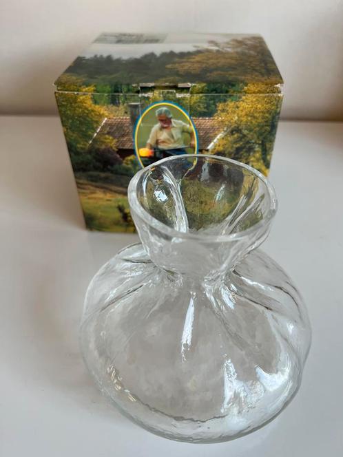 Zweeds Kosta Boda~’Blomknyte’ Bloembol-Hyacintenvaas~70’s, Antiek en Kunst, Antiek | Glas en Kristal, Ophalen of Verzenden