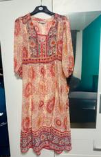 Zara kaftan kimono M 38 boho Ibiza maxi-jurk met kanten rand, Maat 38/40 (M), Zara, Oranje, Ophalen of Verzenden