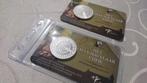Het Max Havelaar vijfje €5 stuk herdenkingsmunt coincard, Euro's, Goud, Koningin Beatrix, Losse munt