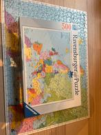 Puzzel kaart Europa 500 stukjes, Ophalen of Verzenden, 500 t/m 1500 stukjes, Zo goed als nieuw, Legpuzzel