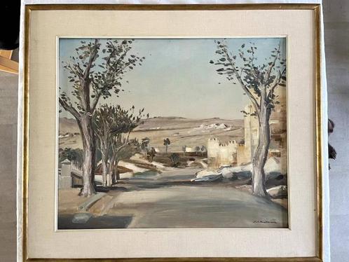 Jan Jurrien Moolhuizen - Spaans landschap - Olieverf op doek, Antiek en Kunst, Kunst | Schilderijen | Klassiek, Ophalen