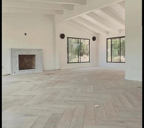 EIKEN VISGRAAT VLOER, VISGRAATPARKET!, Huis en Inrichting, Stoffering | Vloerbedekking, Nieuw, 75 m² of meer, Ophalen of Verzenden