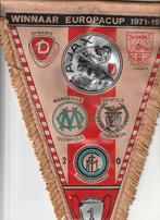 ajax europa cup vaan met tegenstanders 1971, Verzamelen, Ophalen of Verzenden, Zo goed als nieuw, Ajax, Vaantje of Sjaal