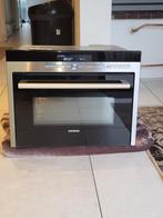 SUPER MOOIE SIEMENS RVS COMBI OVEN MAGNETRON, Witgoed en Apparatuur, Ovens, Ophalen, Zo goed als nieuw, Hete lucht, 45 tot 60 cm