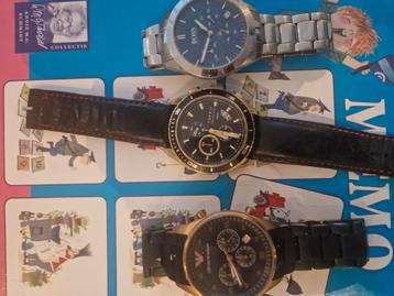 Armani - esprit - hugo boss horloges te koop beschikbaar voor biedingen