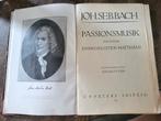 Antieke Partituur – Bach Matthäus-Passion, muziekboek, Ophalen of Verzenden, Gelezen