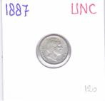 Schitterende 10 cent 1887 Willem 3 UNC voor 120 euro, Postzegels en Munten, Munten | Nederland, Koning Willem III, Zilver, Ophalen of Verzenden