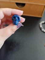Lapis lazuli mini skull edelsteen, Ophalen of Verzenden, Mineraal
