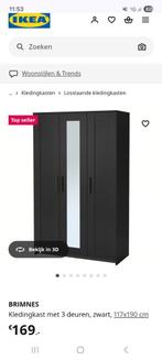 Kledigkast brimnes, Huis en Inrichting, Ophalen, Gebruikt, 100 tot 150 cm, Met hangruimte