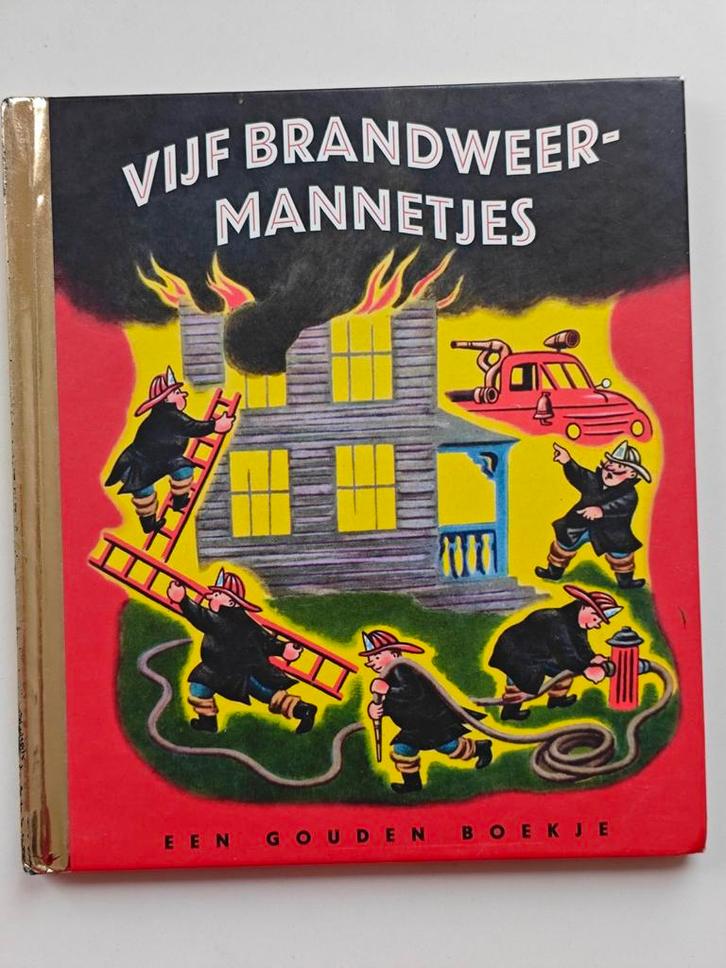 Vijf Brandweermannetjes - Gouden Boekje, Boeken, Kinderboeken | Jeugd | onder 10 jaar, Gelezen, Sprookjes, Ophalen of Verzenden