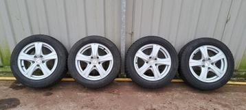 POLAR BY ALUSTAR WHEELS 5x110 met winterbanden  beschikbaar voor biedingen