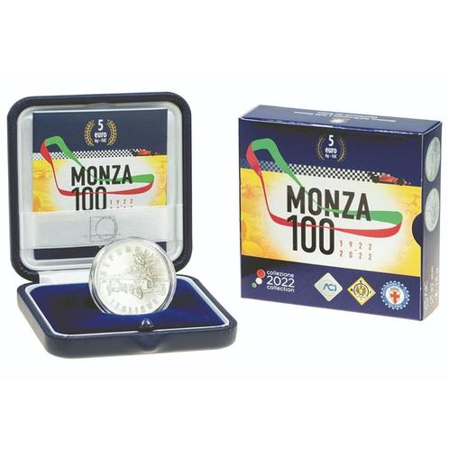Italië 5 Euro "Monza" 2022, Postzegels en Munten, Munten | Europa | Euromunten, Losse munt, 5 euro, Italië, Zilver, Ophalen of Verzenden
