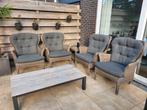 4 seasons outdoor Buckingham met armleuningen!!, Ophalen, Zo goed als nieuw, Wicker, Stoel