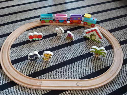 Woezel en Pip Houten Trein set (extra rails mogelijk!), Kinderen en Baby's, Speelgoed | Houten speelgoed, Gebruikt, Duw- of Trekspeelgoed
