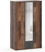 Kledingkast Karol 120 cm - Kast - Garderobekast - Old Wood, 25 tot 50 cm, 100 tot 150 cm, 150 tot 200 cm, Zo goed als nieuw