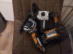 2 Worx gereedschap Hamerboor en handcirkelzaag plus, Ophalen of Verzenden, Gebruikt