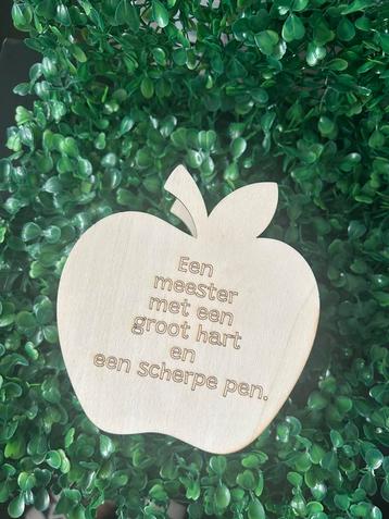 Meester of juf kado  beschikbaar voor biedingen