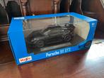 Porsche 911 992 GT3 (Zwart) | Maisto 1/18, Ophalen of Verzenden, Zo goed als nieuw, Auto, Maisto