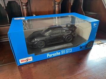 Porsche 911 992 GT3 (Zwart) | Maisto 1/18 beschikbaar voor biedingen