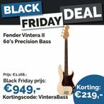 Fender Vintera II '60s Precision Bass - Olympic White