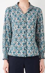 Studio anneloes edey flower blouse XXL greige/camel/petrol, Kleding | Dames, Maat 46/48 (XL) of groter, Ophalen of Verzenden, Zo goed als nieuw