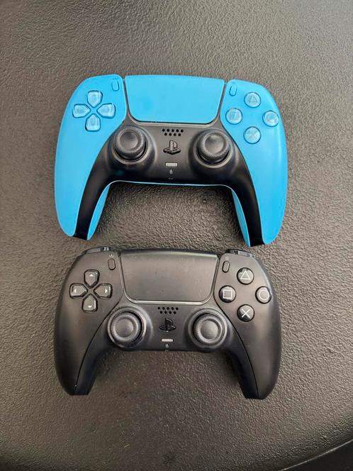 Playstation Dualsense 5 Controllers (2x), Spelcomputers en Games, Spelcomputers | Sony PlayStation 4, Gebruikt, Original, 500 GB