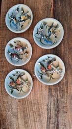 Vintage Wandbordjes met Vogels per stuk, Antiek en Kunst, Antiek | Wandborden en Tegels, Ophalen of Verzenden