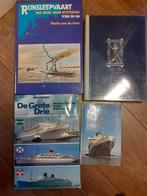 4 scheepvaart boeken, oa Willem Ruys., Ophalen of Verzenden, Gebruikt, Motorboot, Boek of Tijdschrift