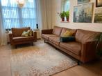 Leren driezitsbank en loveseat Be Pure Trendhopper, Huis en Inrichting, Banken | Sofa's en Chaises Longues, Ophalen, Tweepersoons